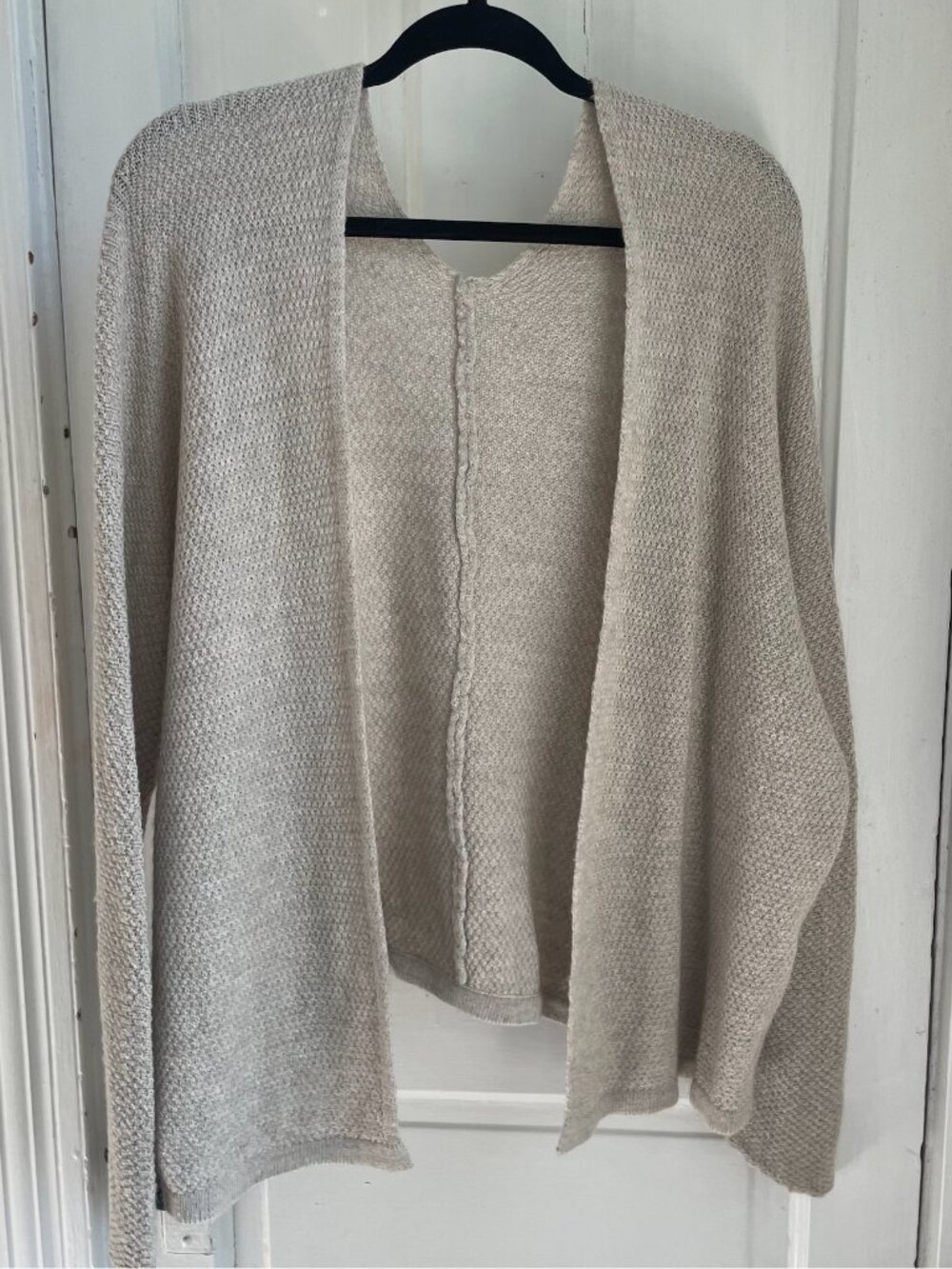 Brandy Melville Wool Blend Open Cardigan | One Size | Neutral Knit